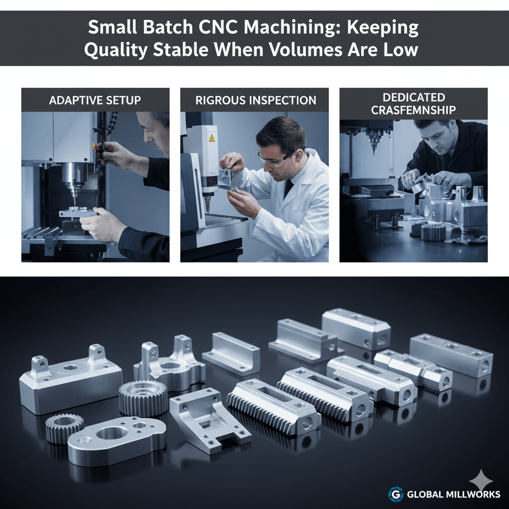 Small Batch CNC Machining: Keeping Quality Stable When Volumes Are Low
