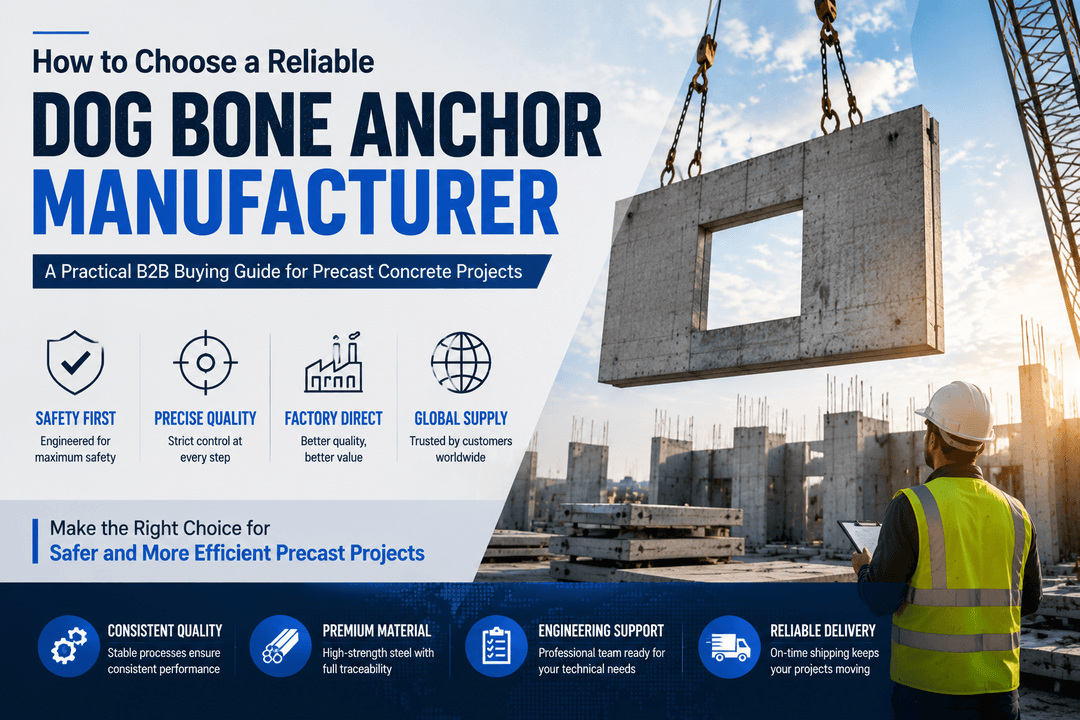 How to Choose a Reliable Dog Bone Anchor Manufacturer A Practical B2B Buying Guide for Precast Concrete Projects