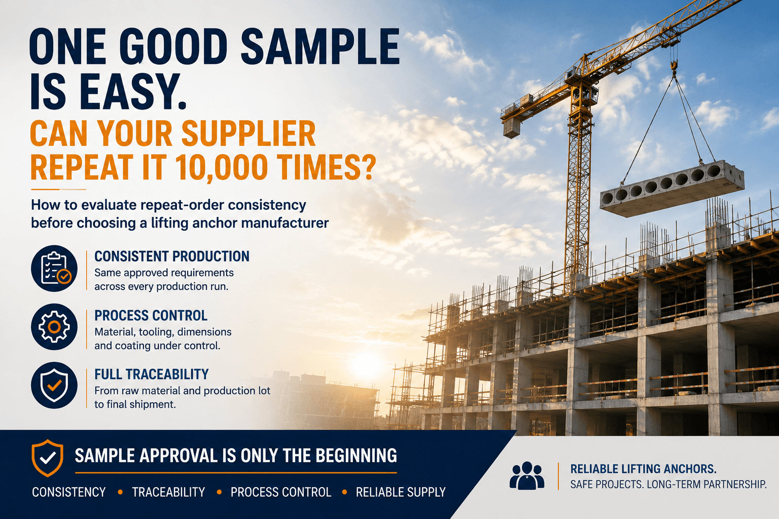 Inside a Lifting Anchor Manufacturer: How Quality Is Built Into Every Batch