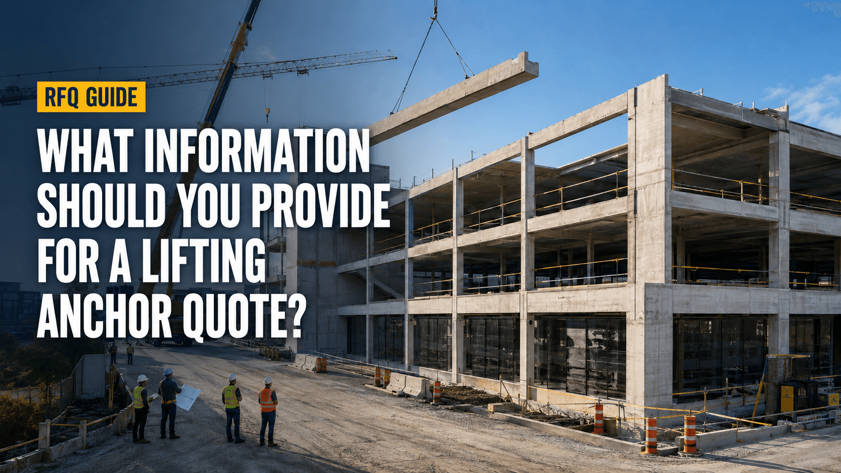 What Information Should You Provide for a Lifting Anchor Quote?